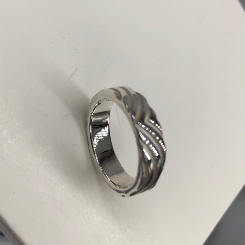 Thistle & Bee Solid Sterling Silver Ring - image 2